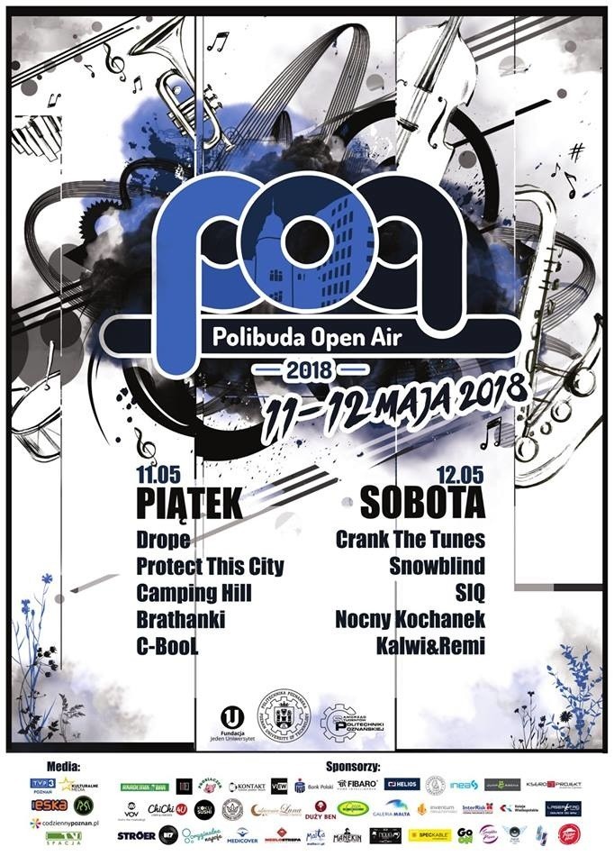 Polibuda Open Air 2018: Wystąpią C-Bool, Nocny Kochanek, Brathanki i Kalwi & Remi [ZOBACZ PROGRAM KONCERTÓW]