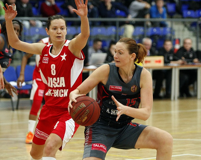 Tauron Basket Liga  Kobiet. Widzew Łódź - Wisła Kraków 68:69 [ZDJĘCIA]
