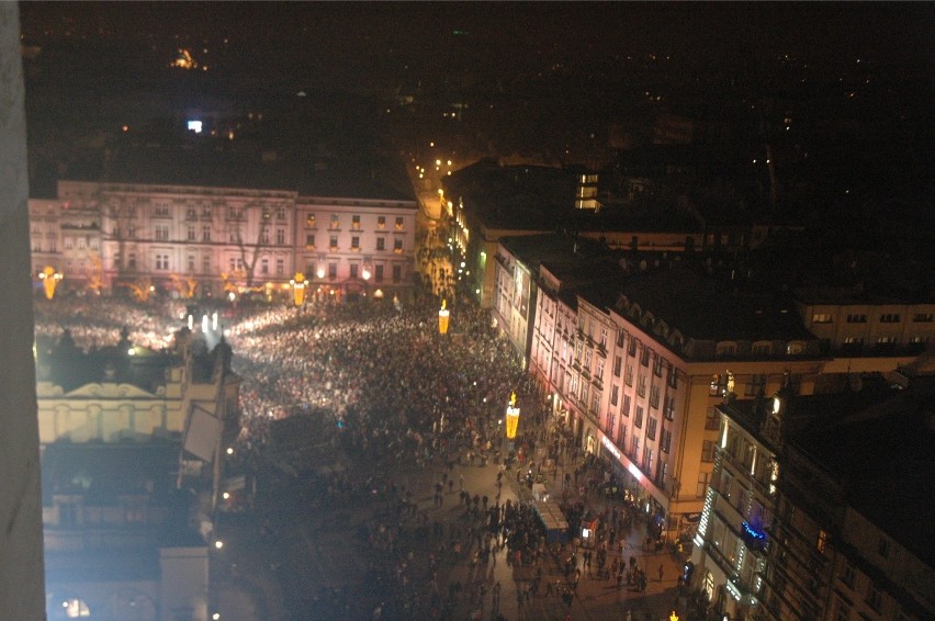 31.12.2007, Nowy Rok na Rynku Głównym