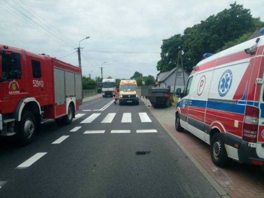 W Malechowie zderzyły się dwa samochody osobowe.