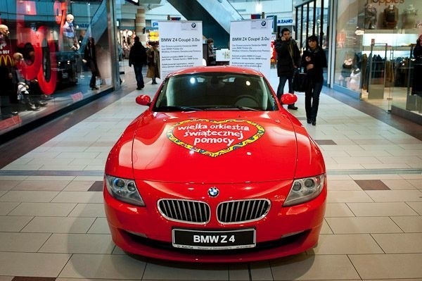 BMW Z4 Coupe przeznaczone na licytację WOŚP.