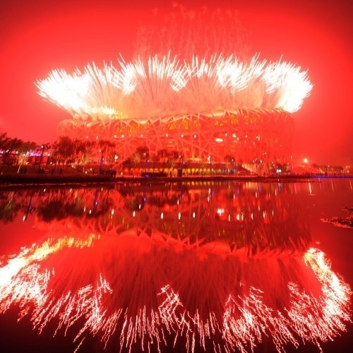 W takiej scenerii toczyła się dzisiejsza ceremonia otwarcia igrzysk olimpijskich w Pekinie, którą oglądało około 4 miliardów widzów na całym świecie.