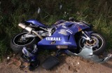 Zambrów. Wypadek motocyklisty na Wądołkowskiej. Kierowca chevroleta wymusił pierwszeństwo (zdjęcia)