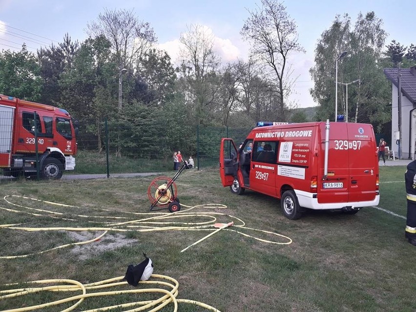 Wypadek quada  w Nawojowej Górze. Po rannego przyleciał helikopter