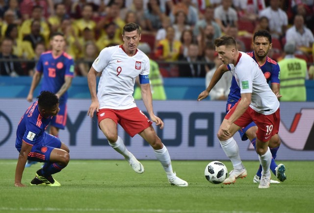 Robert Lewandowski i Piotr Zieliński