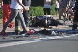 Kolejny wypadek motocyklisty w Kostrzynie. 22- latek uderzył w fiata punto [WIDEO, ZDJĘCIA]