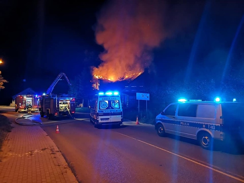 Kąp: Pożar domu mieszkalnego w powiecie giżyckim. Przyczyną było prawdopodobnie podpalenie [ZDJĘCIA] 29.08.2019