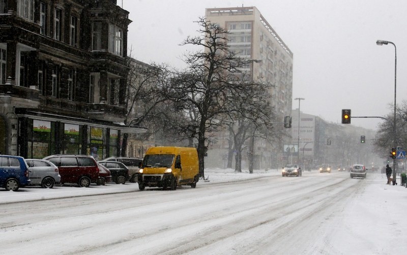 Śnieżyca w Szczecinie - 9 grudnia