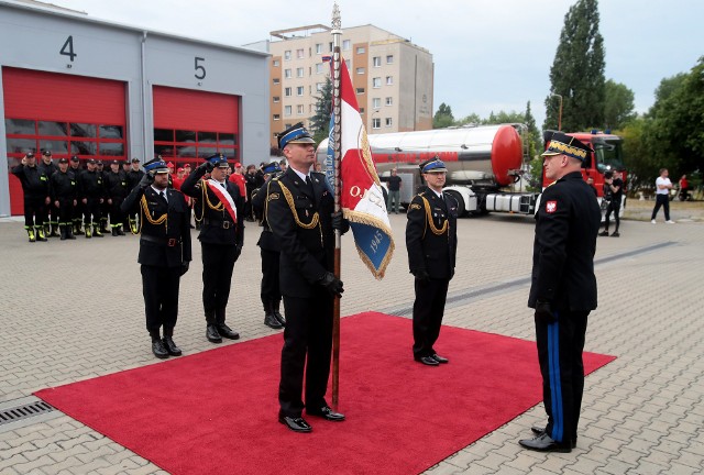 St. bryg. Jacek Dziurdz stanął na czele szczecińskiej straży pożarnej.