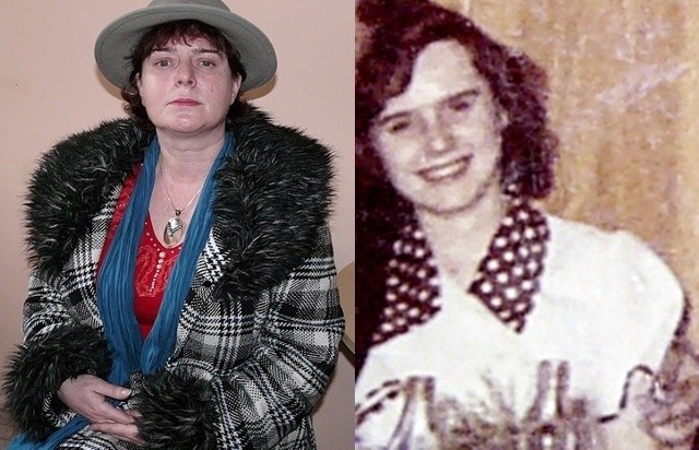Z lewej Elżbieta Zeszut obecnie, z prawej zdjęcie z Sylwestra w Maszewie, w 1980 r.