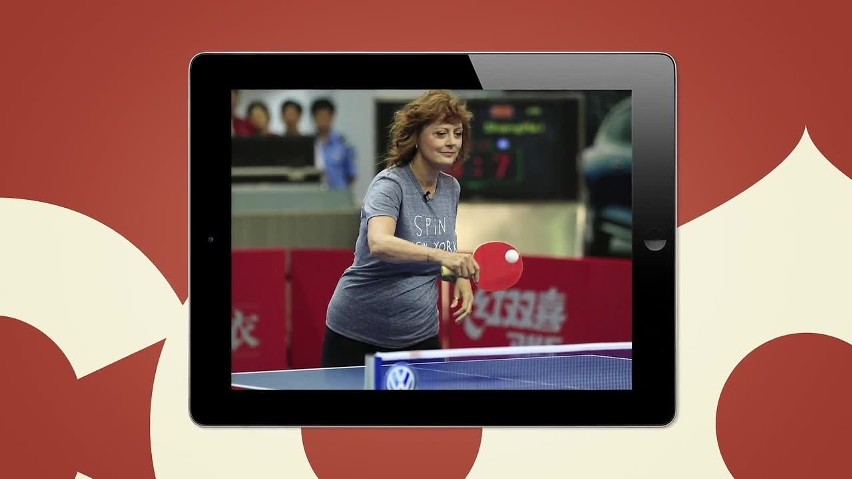 Susan Sarandon gra w ping-ponga!

fot. Cover Video/x-news