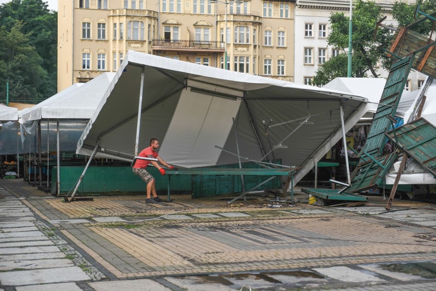 Potężna burza przeszła przez Wielkopolskę