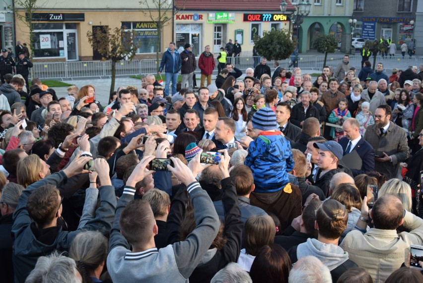 Wizyta prezydenta Andrzeja Dudy w Wodzisławiu Śląskim