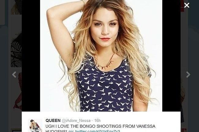 Vanessa Hudgens (fot. screen z Twitter.com)