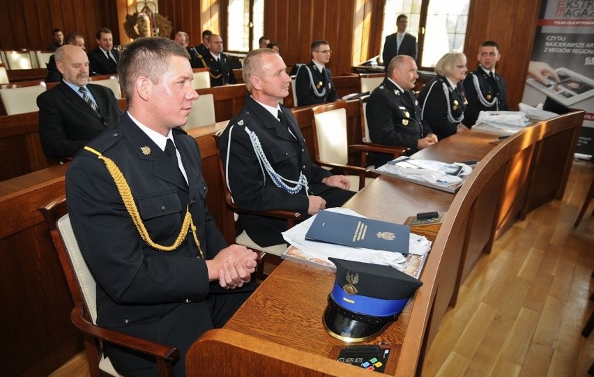 Toruń  Podsumowanie plebiscytu "Strażak roku 2013"