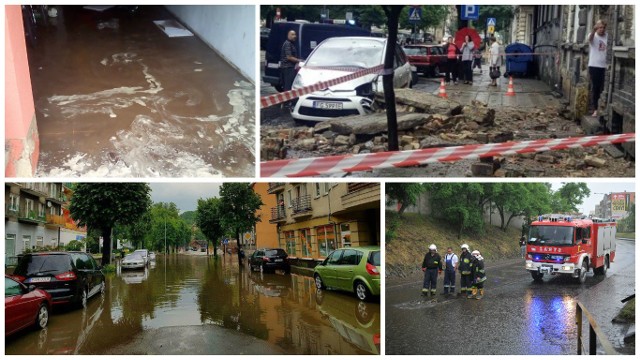 O nawałnicach, które mają przejść przez Lubuskie, synoptycy ostrzegali od wtorkowego poranka. Gęste chmury przykryły niebo po południu, około godziny 17-18. Zaczęło grzmieć, wiał mocny wiatr (w porywach do 90 km/h). Ale największym problemem był ulewny deszcz.Zobacz wideo: Zarwany balkon w Gorzowie- Interweniowaliśmy ponad 135 razy. Dokładna ilość interwencji nie jest jeszcze znana, ponieważ cały czas odbieramy zgłoszenia od mieszkańców, którzy mają zalane posesje, piwnice i garaże. Mieliśmy też zgłoszenia dotyczące połamanych drzew i konarów - mówi Dariusz Szymura, rzecznik prasowy lubuskich strażaków. Dodaje, że najpoważniejszą interwencją było zabezpieczenie zarwanego balkonu w Gorzowie.Po ulewnych deszczach w Gorzowie zalana została m.in. ul. Borowskiego i Jagiełły. Zalany został Lubuski Urząd Wojewódzki, a spokojna zazwyczaj rzeczka Kłodawka ledwo mieściła się pod mostami i niemal wystąpiła z brzegów. Mocno zalane zostały też gminy wokół Gorzowa. Ucierpiał Kostrzyn, gdzie deszcz zalał m.in. drogę krajową nr 31 pod wiaduktem kolejowym. Wody było tak dużo, że wybijała ze studzienek kanalizacyjnych. Również w Kostrzynie strażacy dostawali wezwania do zalanych piwnic, garaży i posesji. Tak było np. na ul. Towarowej. Wiatr łamał drzewa i konary. Jedno z drzew częściowo zatarasowało ul. Gorzowską. Zgłoszeń było tak dużo, że kostrzyńskim strażakom na pomoc ruszyli ich koledzy z Witnicy i Mościc. Przeczytaj też:  Balkon zarwał się na ul. Dąbrowskiego w Gorzowie [FILM, ZDJĘCIA]