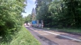 Tragiczny wypadek na trasie Kołczygłowy - Borzytuchom (zdjęcia)