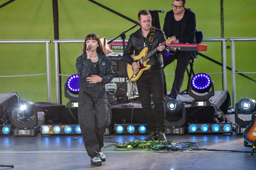 Viki Gabor i 4Dreamers zaśpiewali na pustym Stadionie Śląskim. Zobaczcie zdjęcia