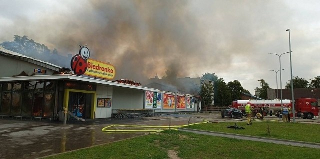 Prokuratura Rejonowa w Słupsku zakończyła śledztwo w sprawie pożaru Biedronki