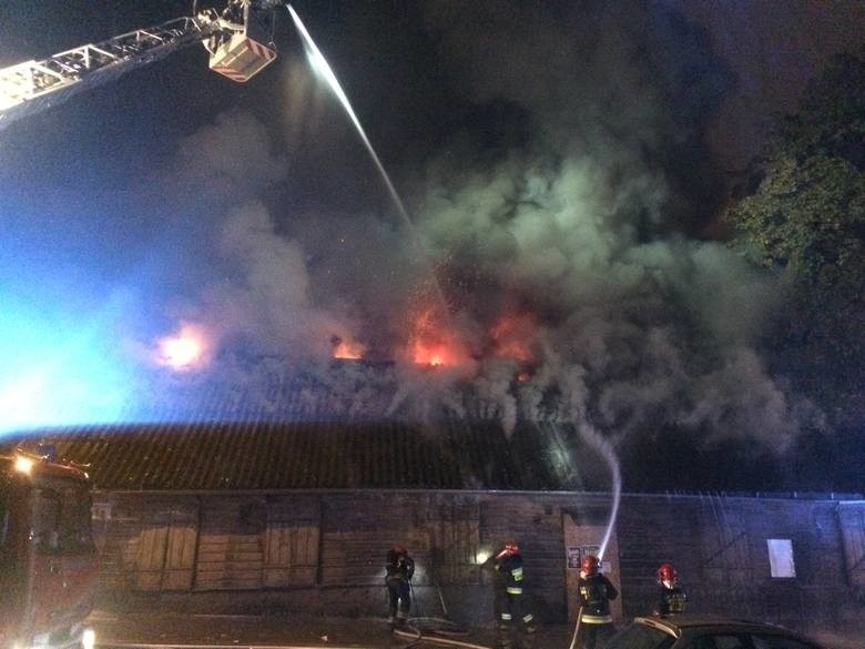 Ul. Konopnickiej. Domy do rozbiórki. Pożar zniszczył jeden z budynków (zdjęcia, wideo)