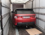 Range rover ukradziony w Szwecji znalazł się na naczepie w Dragaczu