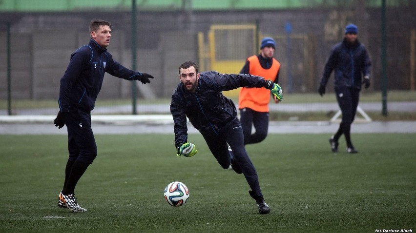 Trening piłkarzy Zawiszy