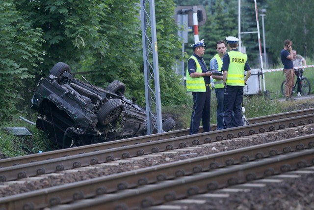 Wypadek na przejeździe w Częstochowie