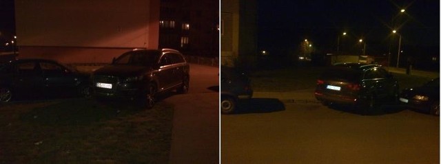 Zdjęcia parkującego samochodu przysłał nam internauta.