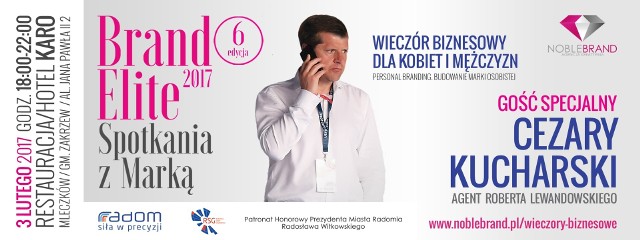 Gościem spotkania będzie Cezary Kucharski, agent Roberta Lewandowskiego, najpopularniejszego polskiego piłkarza.