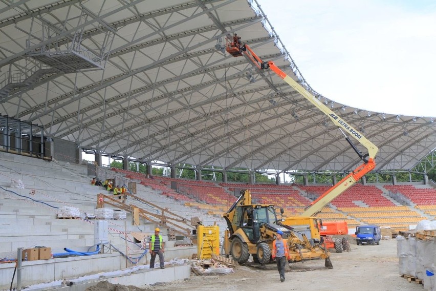 Trwa gruntowny remont Stadionu Olimpijskiego we Wrocławiu