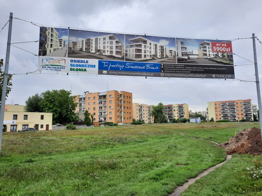 Tutaj zbudowane zostaną nowe bloki w Kluczborku.