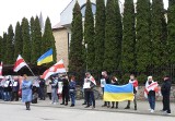 Białystok. Diaspora Białoruska zorganizowała akcję solidarności z więźniami politycznymi represjonowanymi przez reżim Łukaszenki