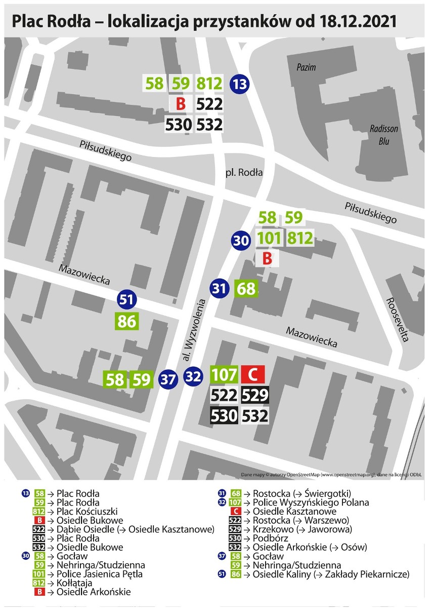 Torowa rewolucja w Szczecinie zjada komunikację miejską? Duże zmiany od soboty 18 grudnia. Sprawdźcie!