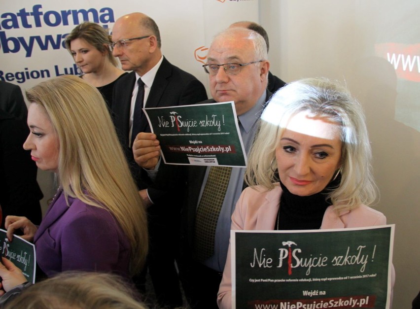 Lubelscy działacze PO chcą referendum ws. reformy edukacji. Zbierają podpisy