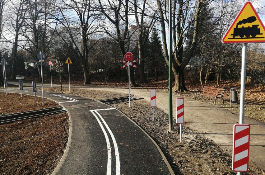 Tak wygląda miasteczko rowerowe w Parku Wyspiańskiego