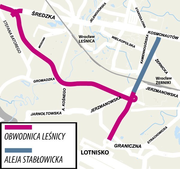 Zaprojektują ostatni etap obwodnicy Leśnicy – aleję Stabłowicką 