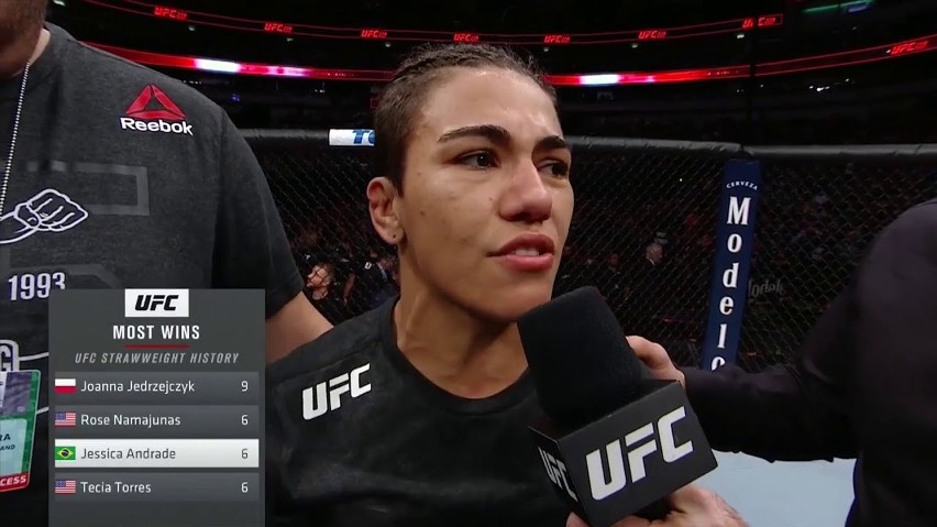 UFC 237 online. Stream na żywo walki Namajunas vs Andrare....