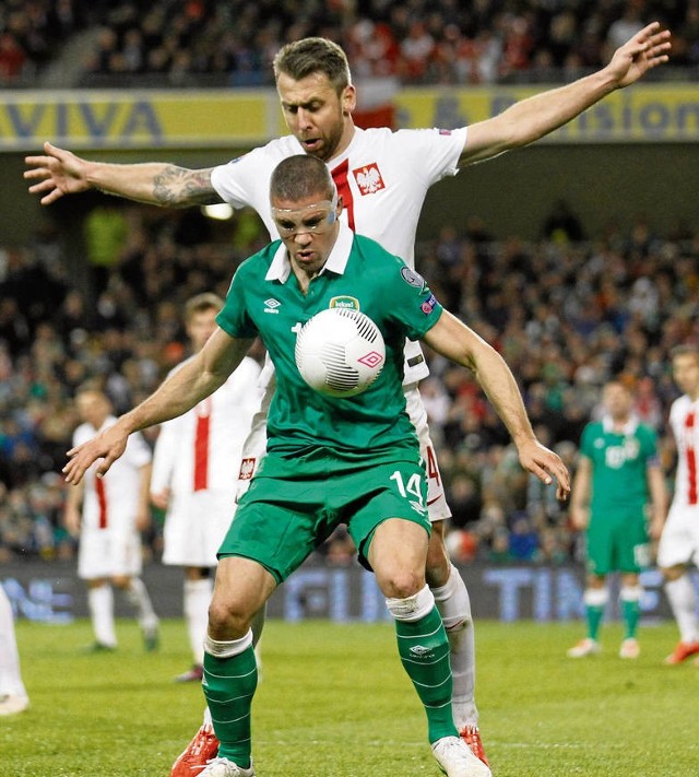 Niedzielny wieczór w Dublinie. Jon Walters kontra Jakub Wawrzyniak