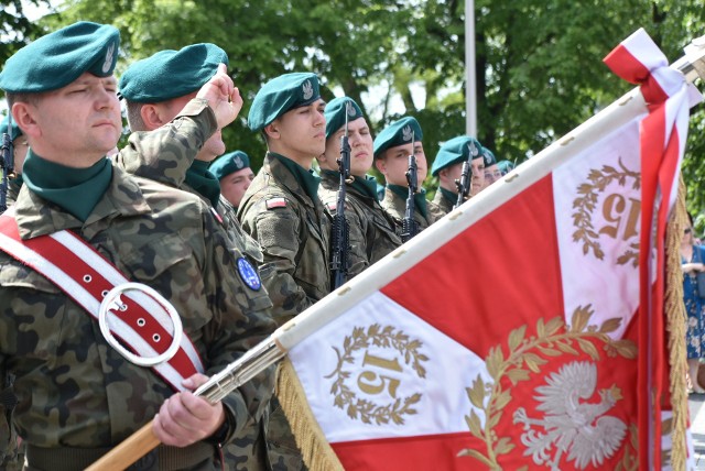 Witaj Maj, 3 Maj, dla Polaków ... . Patriotyczna uroczystość w Sieradzu