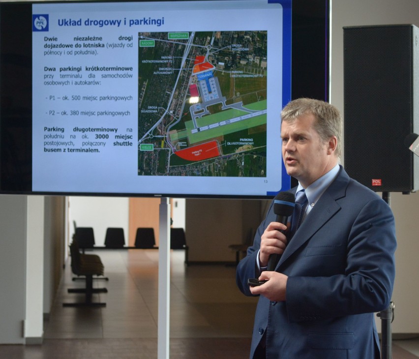 Prezes Państwowych Portów Lotniczych prezentował w Radomiu...