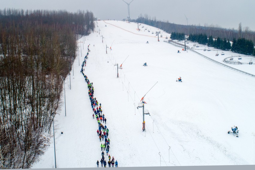 Trail Kamieńsk 2019. Zimowy bieg pod górę Kamieńsk