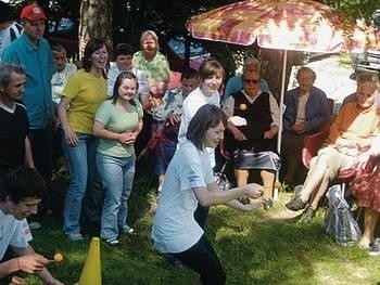 Piknik rekreacyjny w Krzyworzece z udziałem wolontariuszy Fot. Andrzej Domagalski