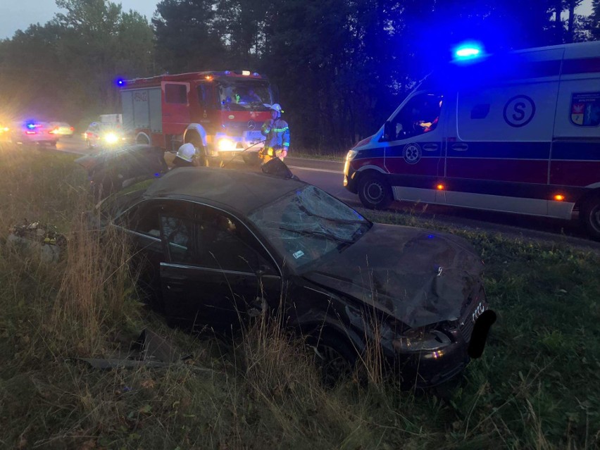 Wypadek na DK 65 na wysokości miejscowości Czechowizna