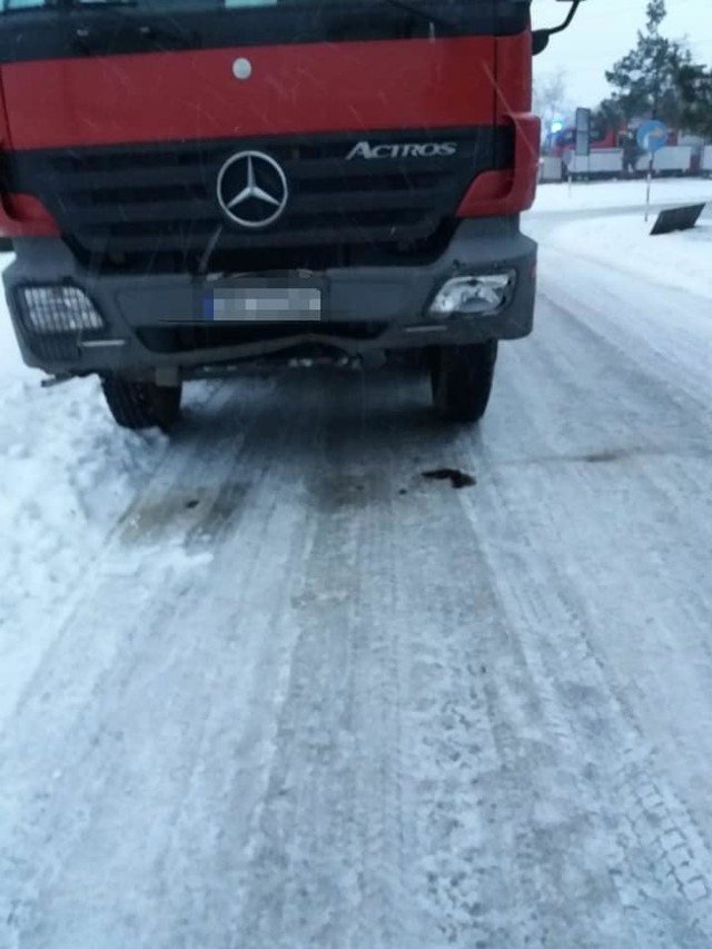 Kolizja na ulicy Prostej w Rybniku