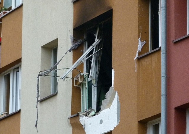 Wybuch w bloku przy ul. Grodzkiej w Stargardzie Szczecińskim