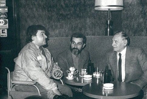 Marek Nowakowski (w środku), Wojciech Soporek (z lewej) i...