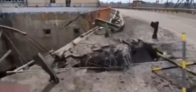 Most został ostrzelany przez ukraińskie siły zbrojne