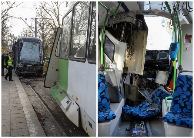 Wypadek tramwajów w Szczecinie przy ul. Żołnierskiej