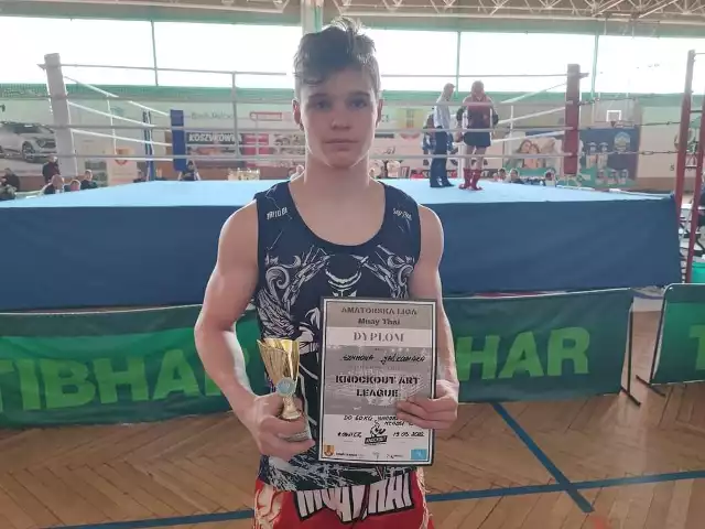 Szymon Jaśkowiak. Debiut w MUAYTHAI-KNOCKOUT  ART