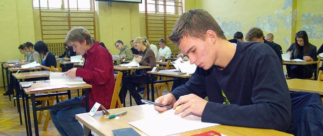 Próbna matura z matematyki w Koszalinie